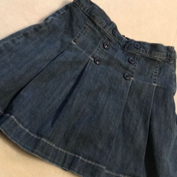 Tommy Hilfiger Pleated Denim Skirt - Size 6X - Picture 2 of 7